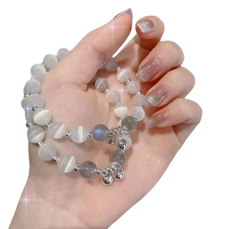 Protection Healing Crystal Bracelet Good Luck Cat's Eye Stone Bracelet