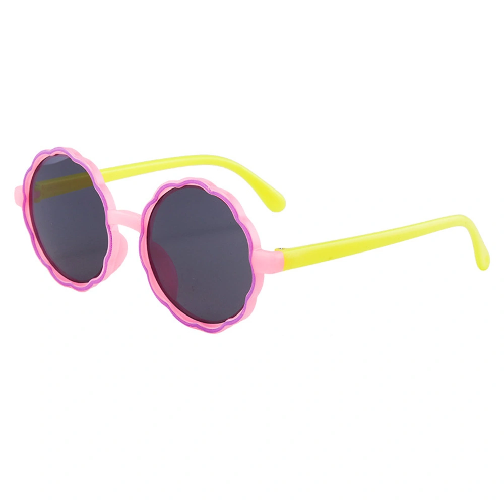 Kids Boys Girls Sunglasses, Anti-UV Circular Wave Cute Sunglasses