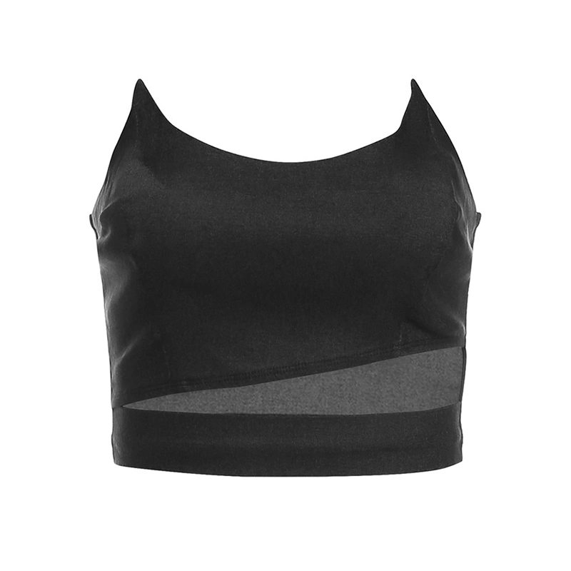 Women's Tube Tops Slim Cutout Off Shoulder Sleeveless Crop Shirt 