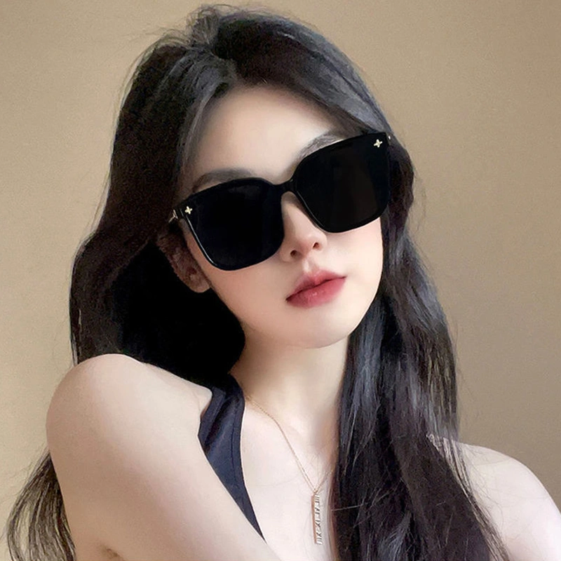 Square Frame Chain Sunglasses Simple Personalized Sunglasses