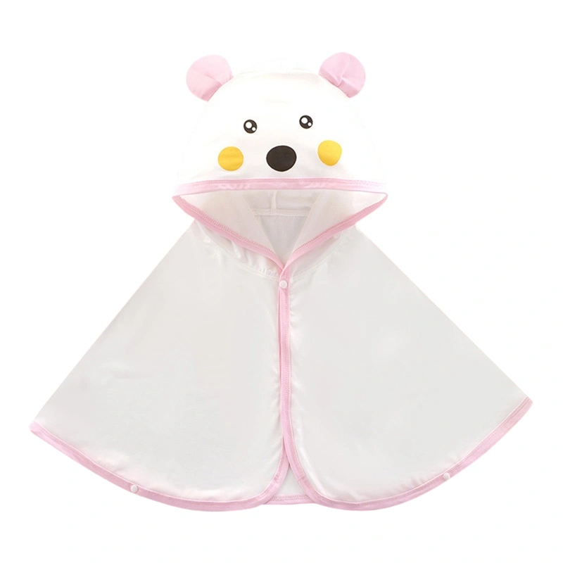 Anti-UV Hooded Cloak for Kids Boys and Girls, Sun Protection Shawl