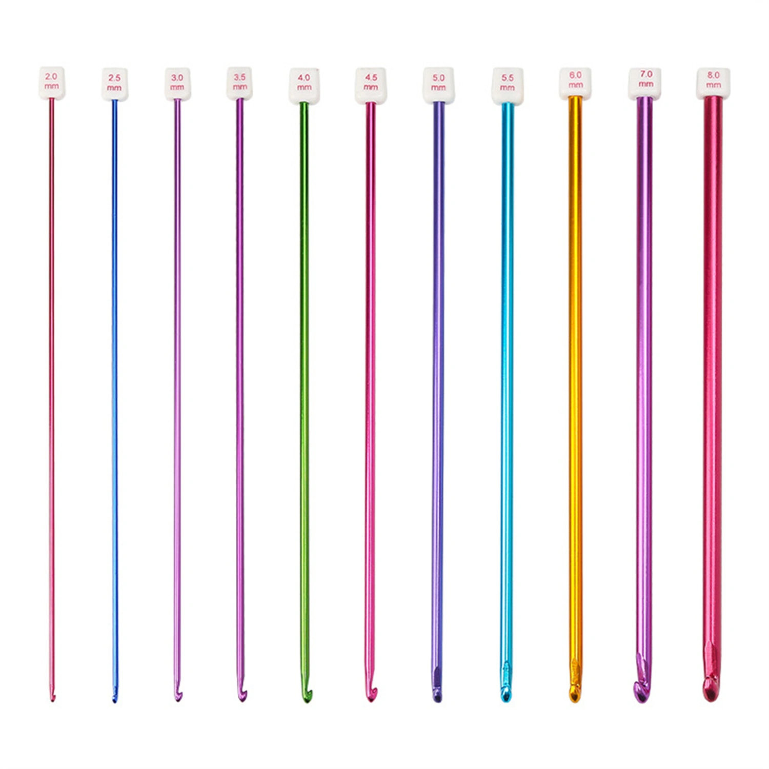 Tunisian Crochet Hooks Set Long Knitting Needles Afghan Crochet