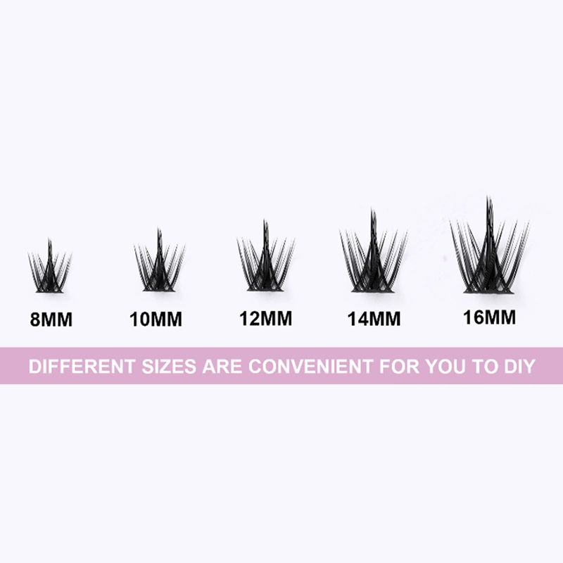 Women's Single Cluster False Lashes Individual Natural Fake Lashes