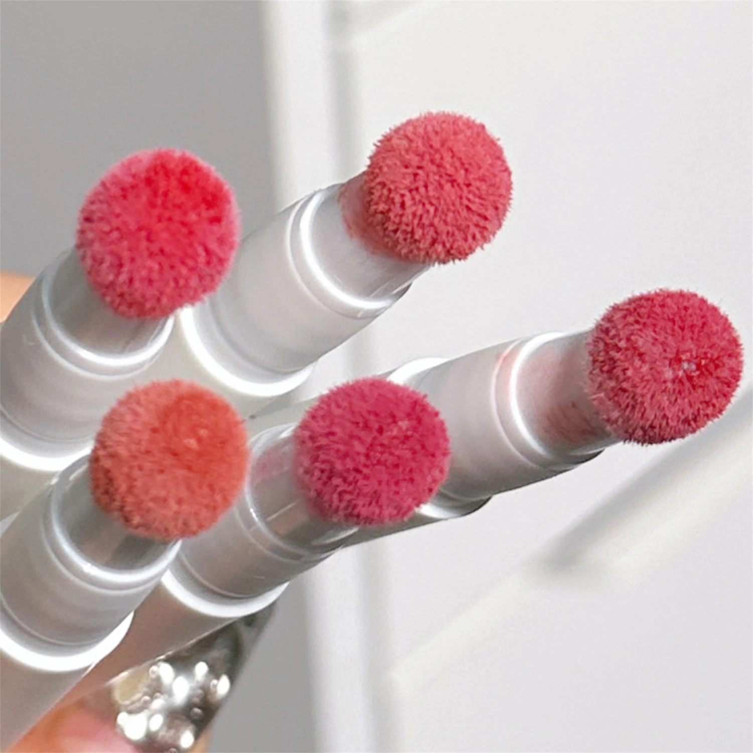 Lip Gloss, Matte Cushion Lipstick Mud, Powder Puff Lip Cream