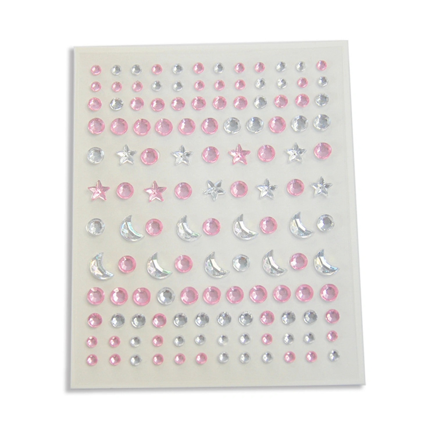 Face Gems Dot/Star/Moon/Droplet Shape Self Adhesive Diamonds
