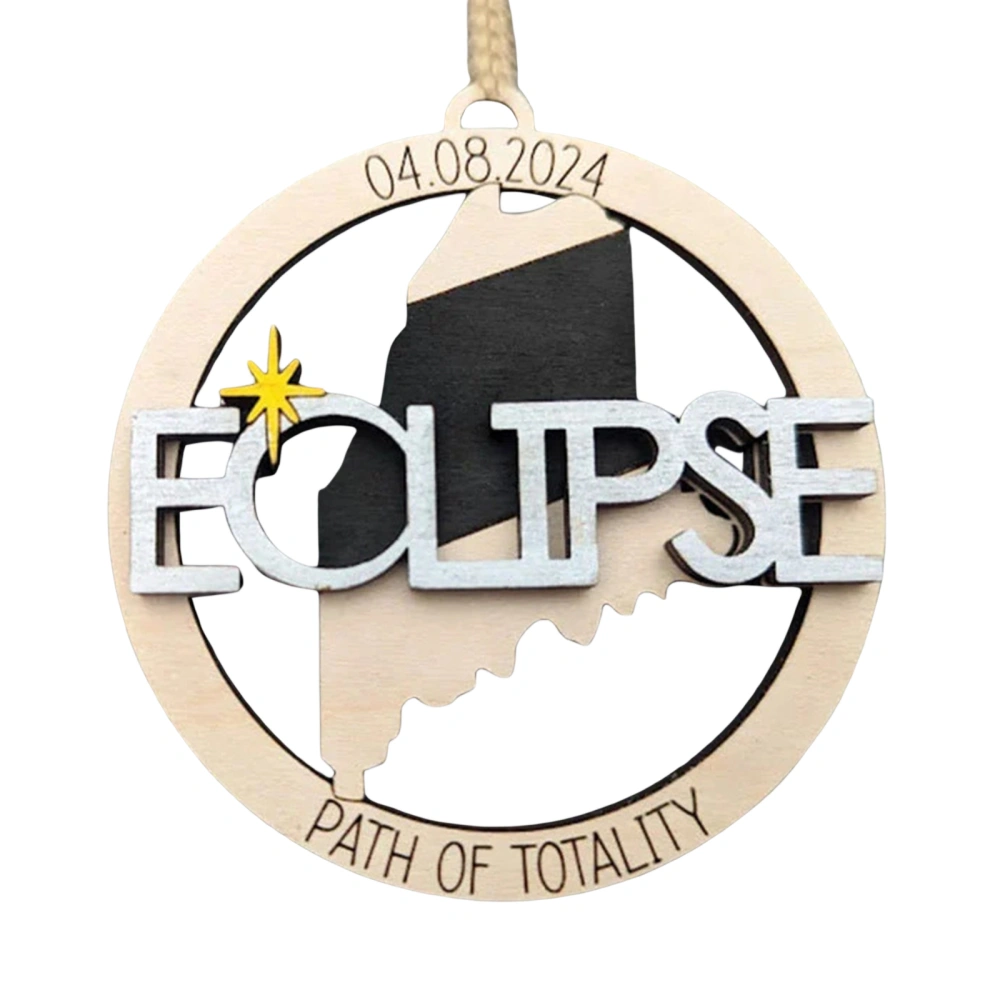 Solar Eclipse 2024 Ornaments 12 States Eclipse Hanging Decorations