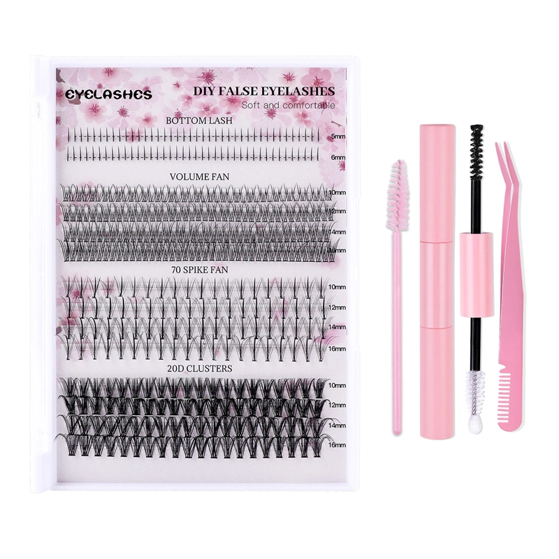 Women's Single Cluster False Lashes 404 Clusters Individual Eyelash