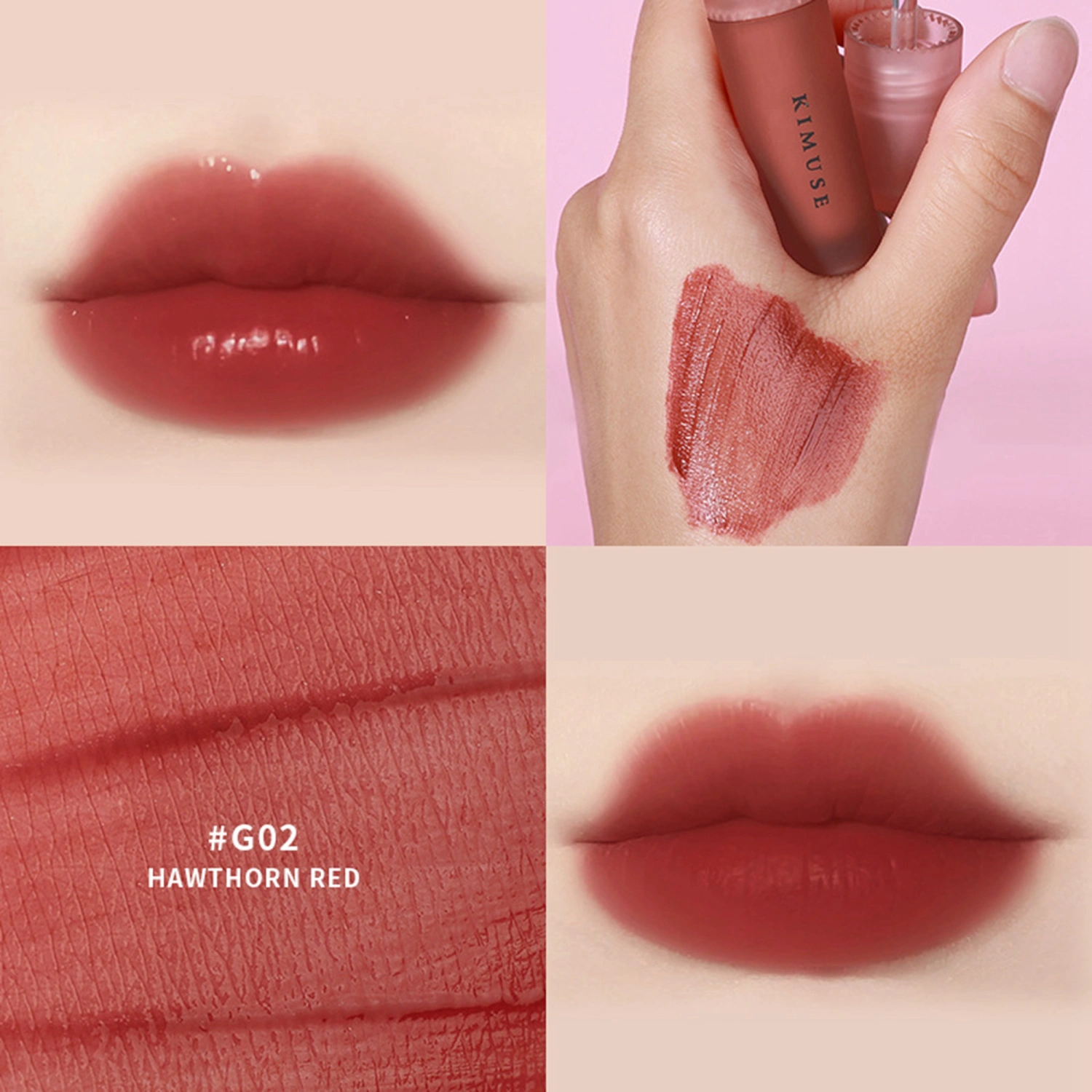 Velvet Matte Lip Gloss for Women Long-Lasting Waterproof Lipstick