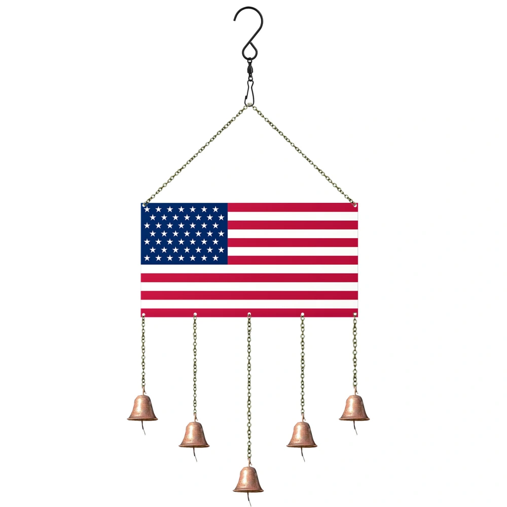 Independence Day Wind Chime Patriotic Hanging Flag Wind Chime