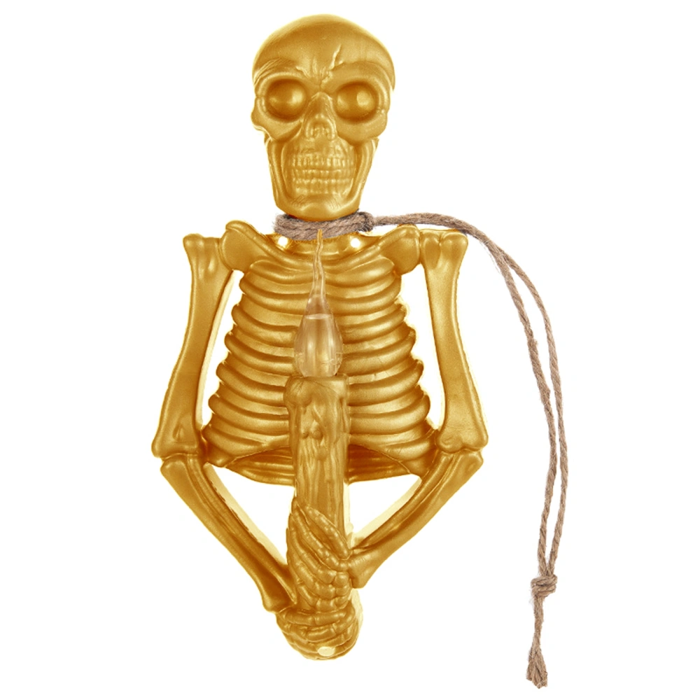 Halloween Skeleton Candle Light LED Decorative Hanging Ornament