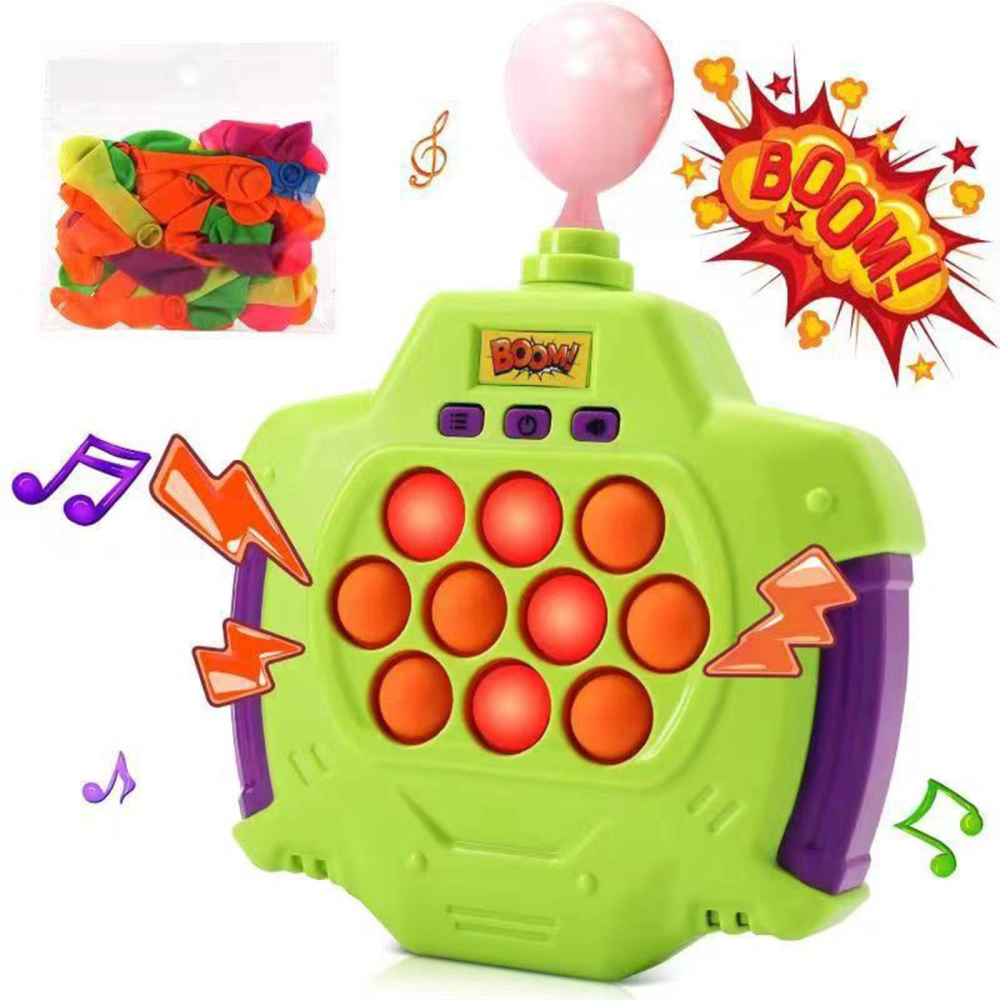 Fast Push Bubble Game Light up Game Console with Balloon Fidget Toy