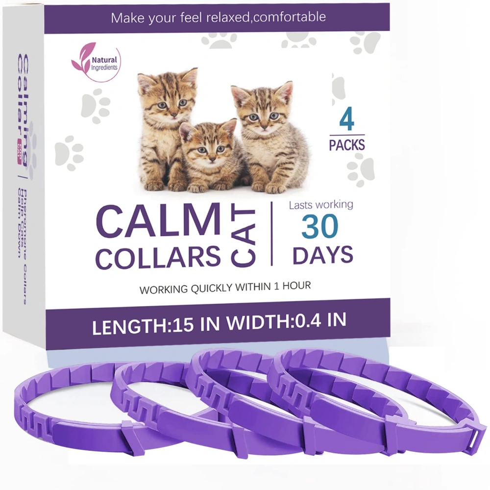 Calming Collar for Dogs Adjustable Anxiety Relief Pheromone Cat Collar