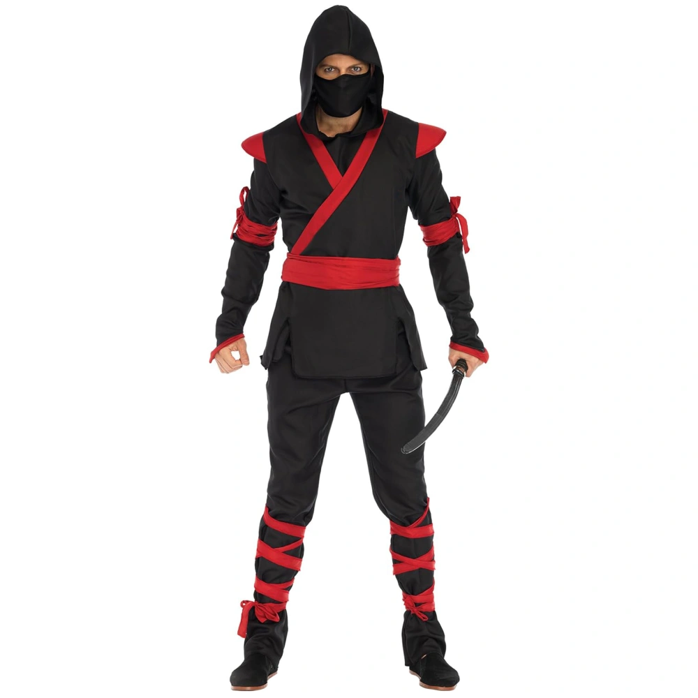 Men Assassin Costume Fashion Long Sleeve Shirt, Pants, Belt Set