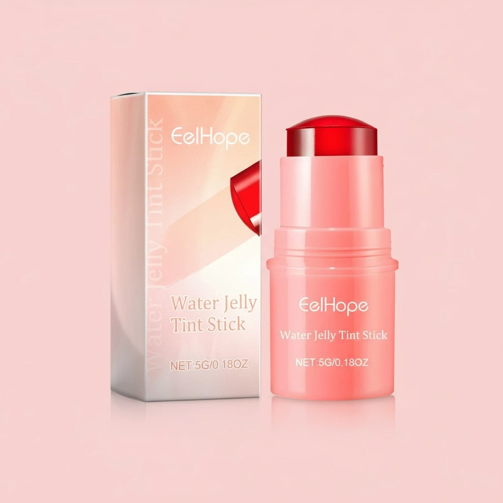 Jelly Blush Stick Multifunctional Makeup Blush for Eyes Lips Cheeks