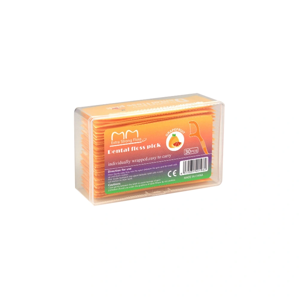 Dental Floss Pick Flavored Toothpicks Extra Fine Dental Floss 