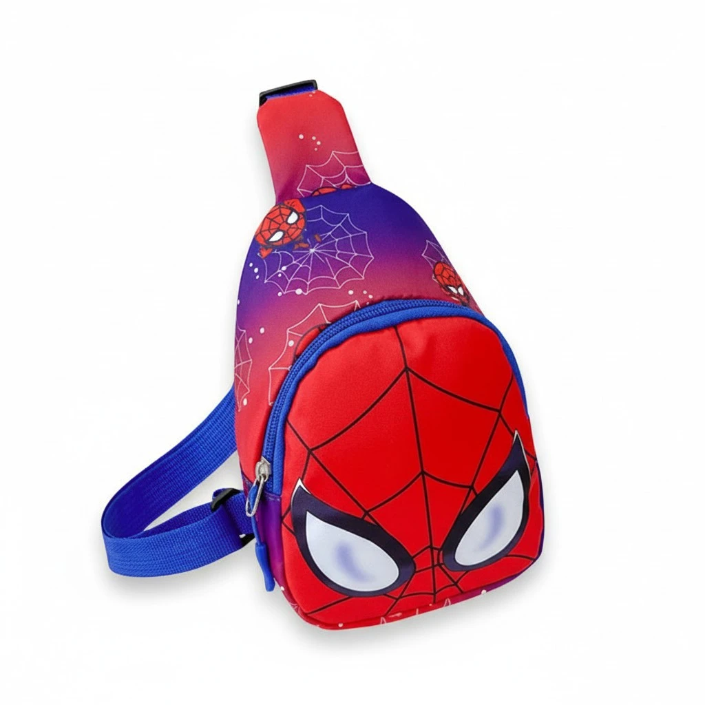 Kids' Cartoon Sling Bag Large Capacity Travel Hiking Chest Bags