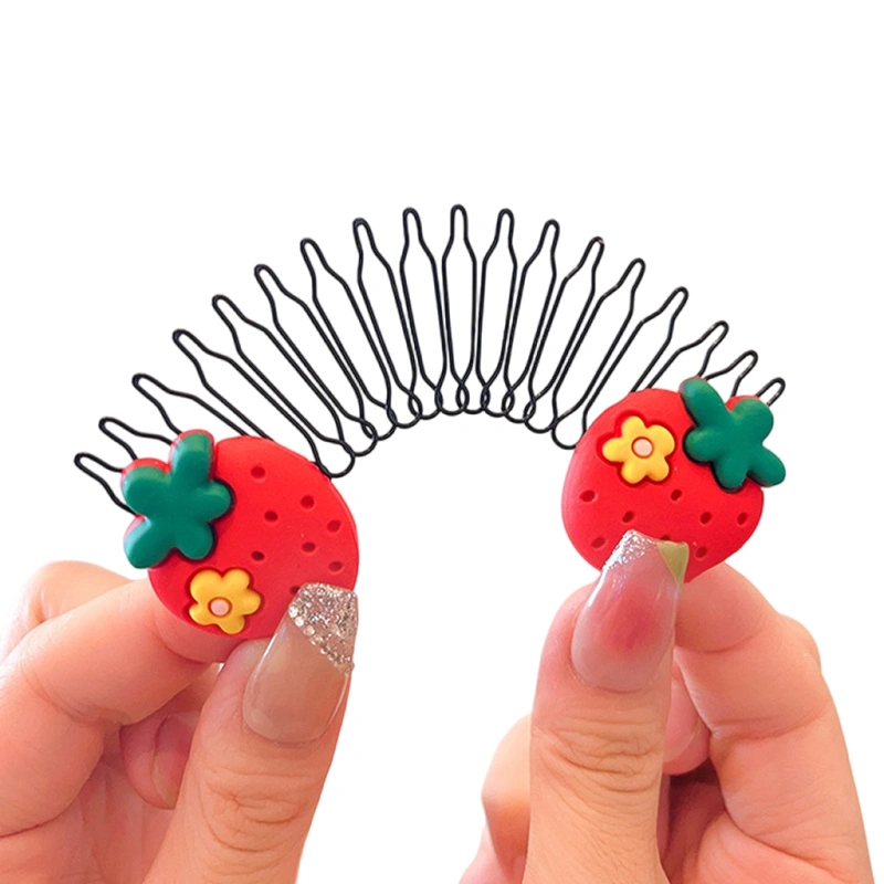 Girls Comb Clip, Cute Cartoon Hair Side Comb Bang Clip Styling Gift