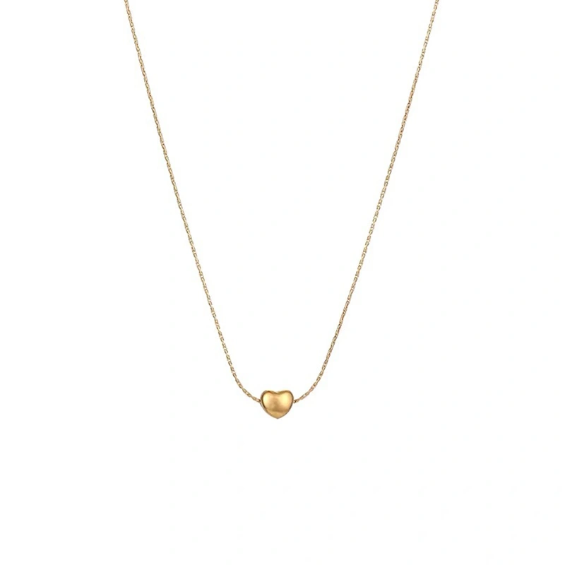 Women's Necklace Titanium Steel Adjustable Heart Pendant Necklace