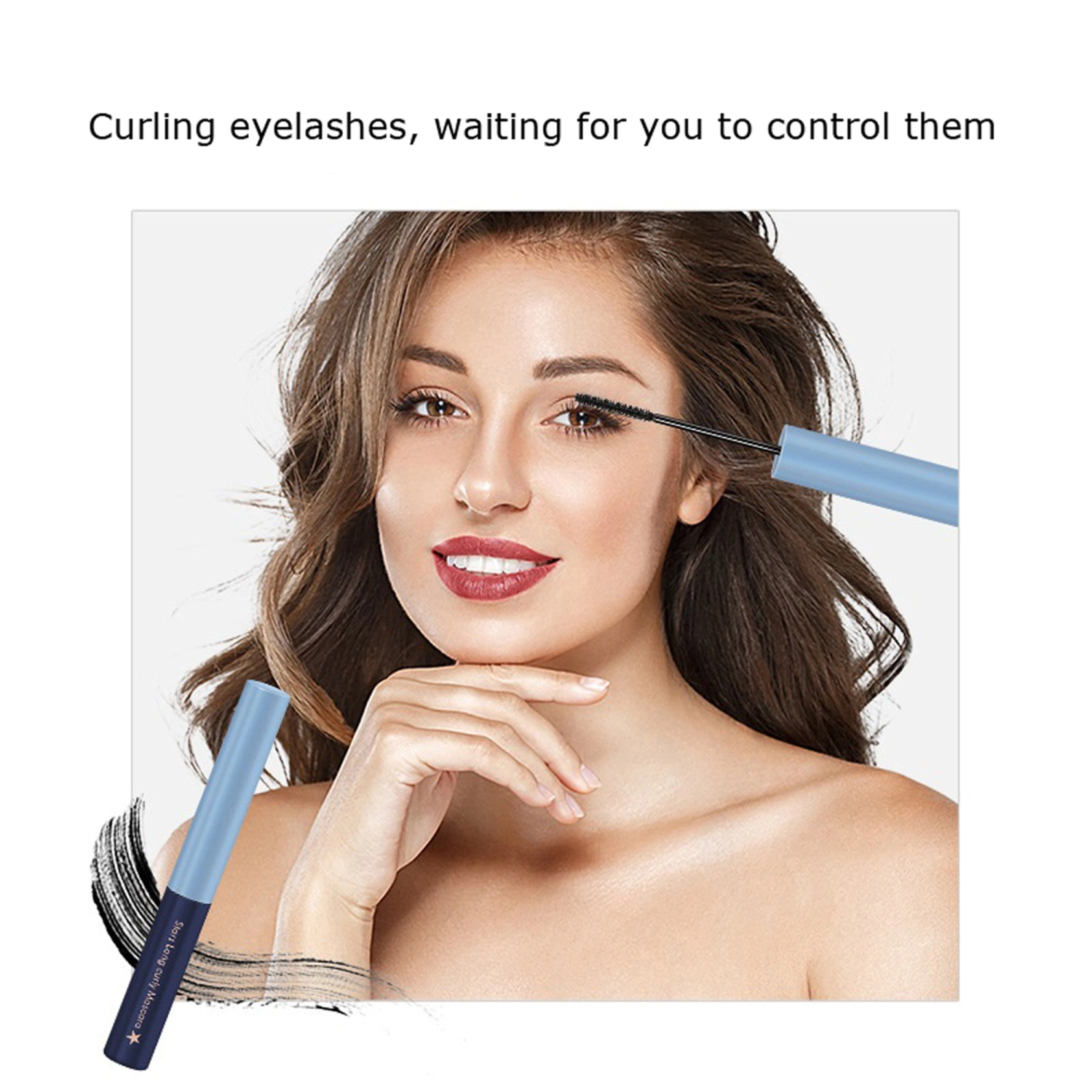 Mascara Vegan Formula Waterproof Lengthening and Volumizing Mascara