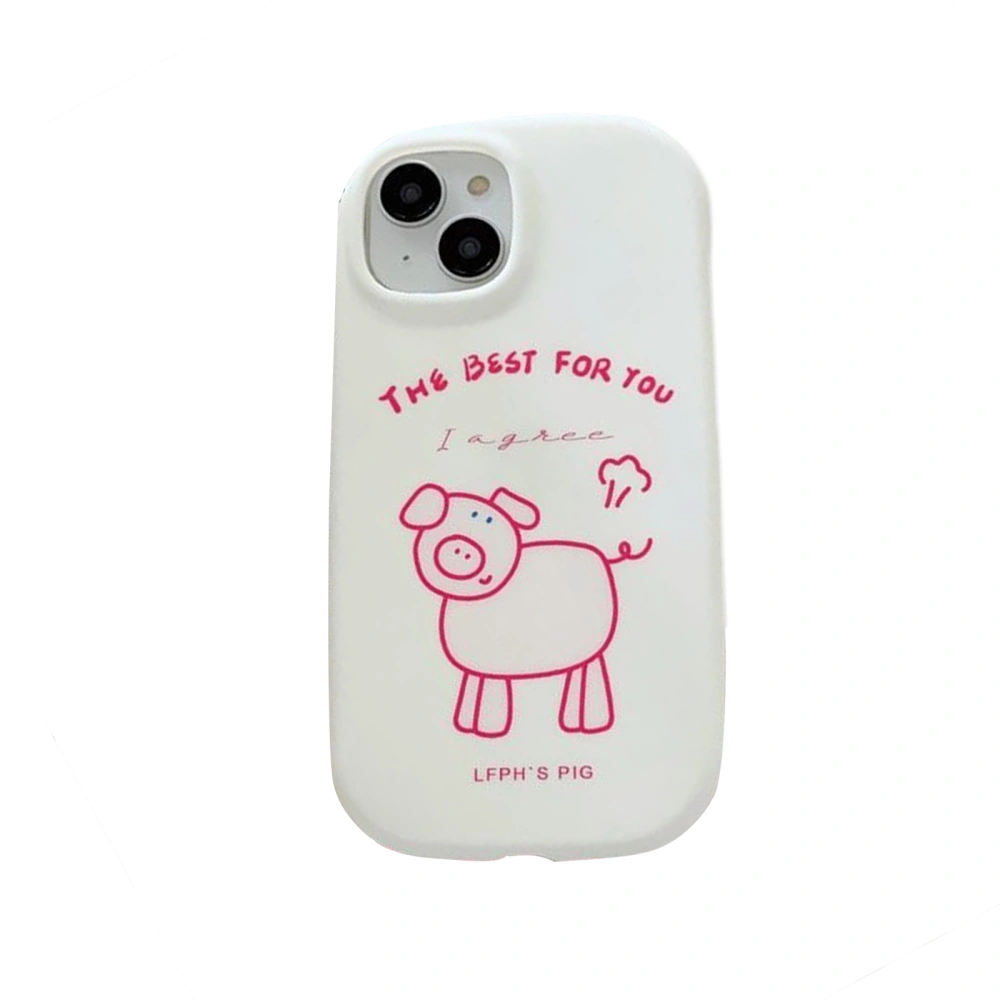 Kawaii Phone Case for iPhone 13 14 15 Pro Pig Pattern Phone Case