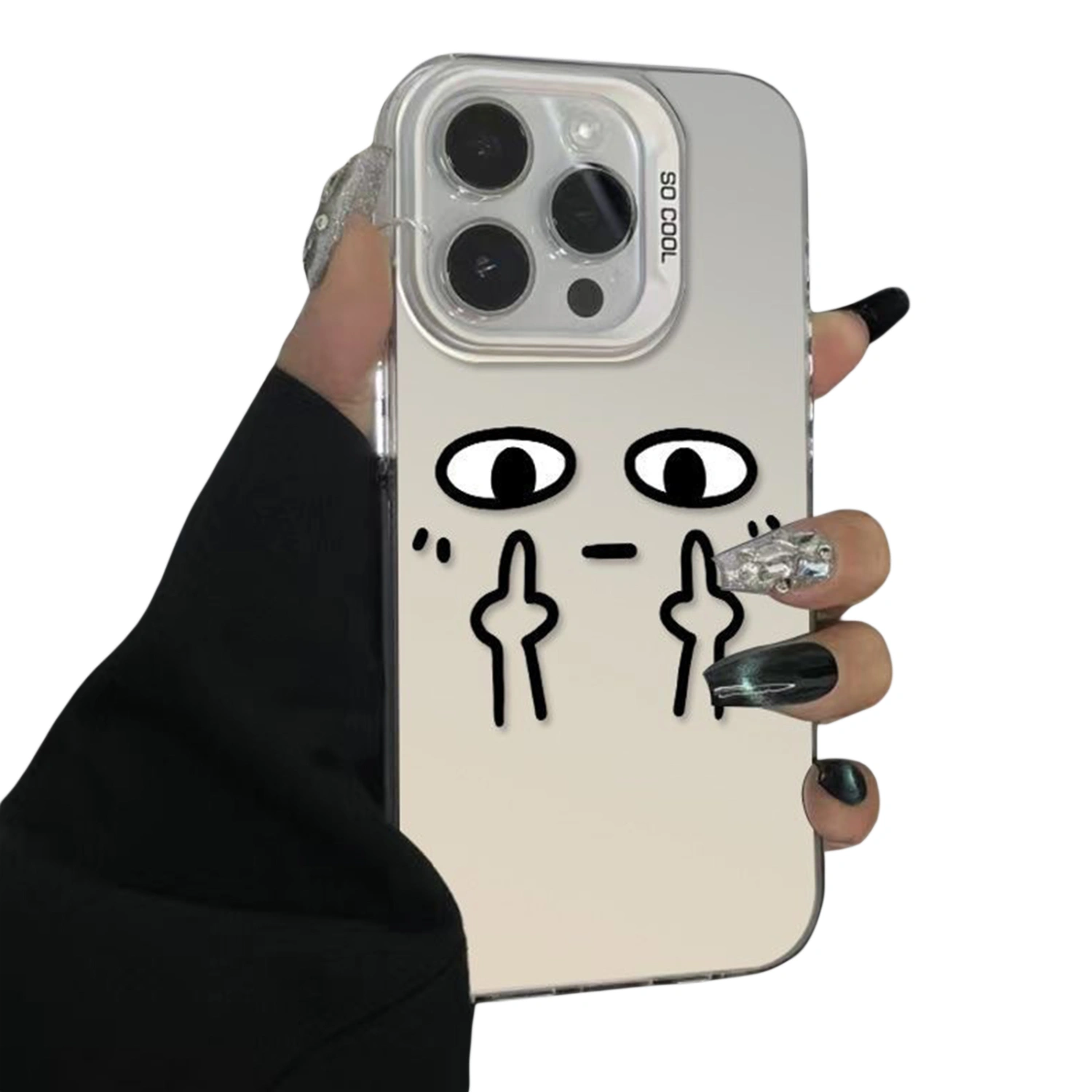 Cute Phone Case, Cartoon Print Protective Phone Cover for iPhone