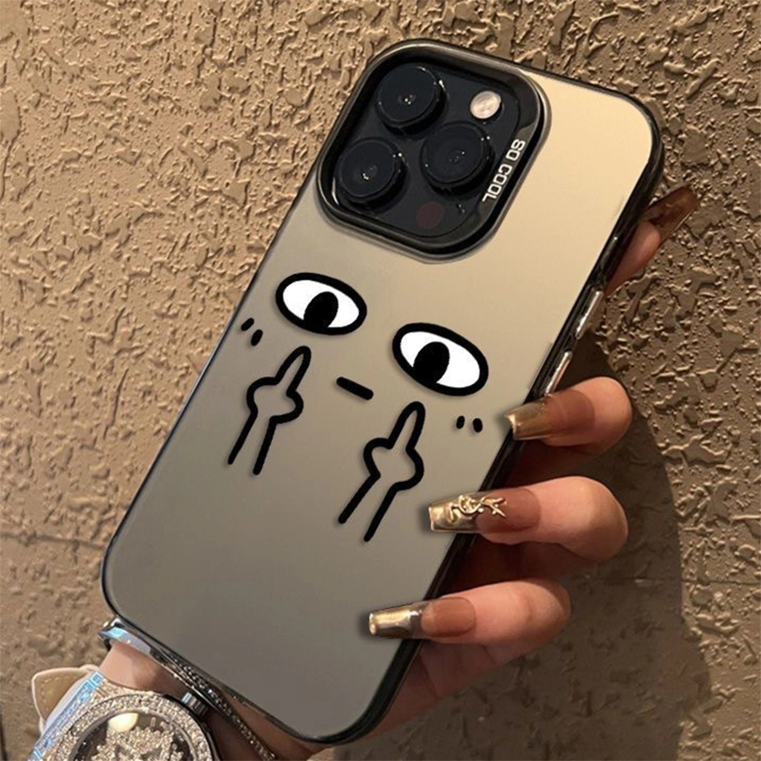 Cute Phone Case, Cartoon Print Protective Phone Cover for iPhone