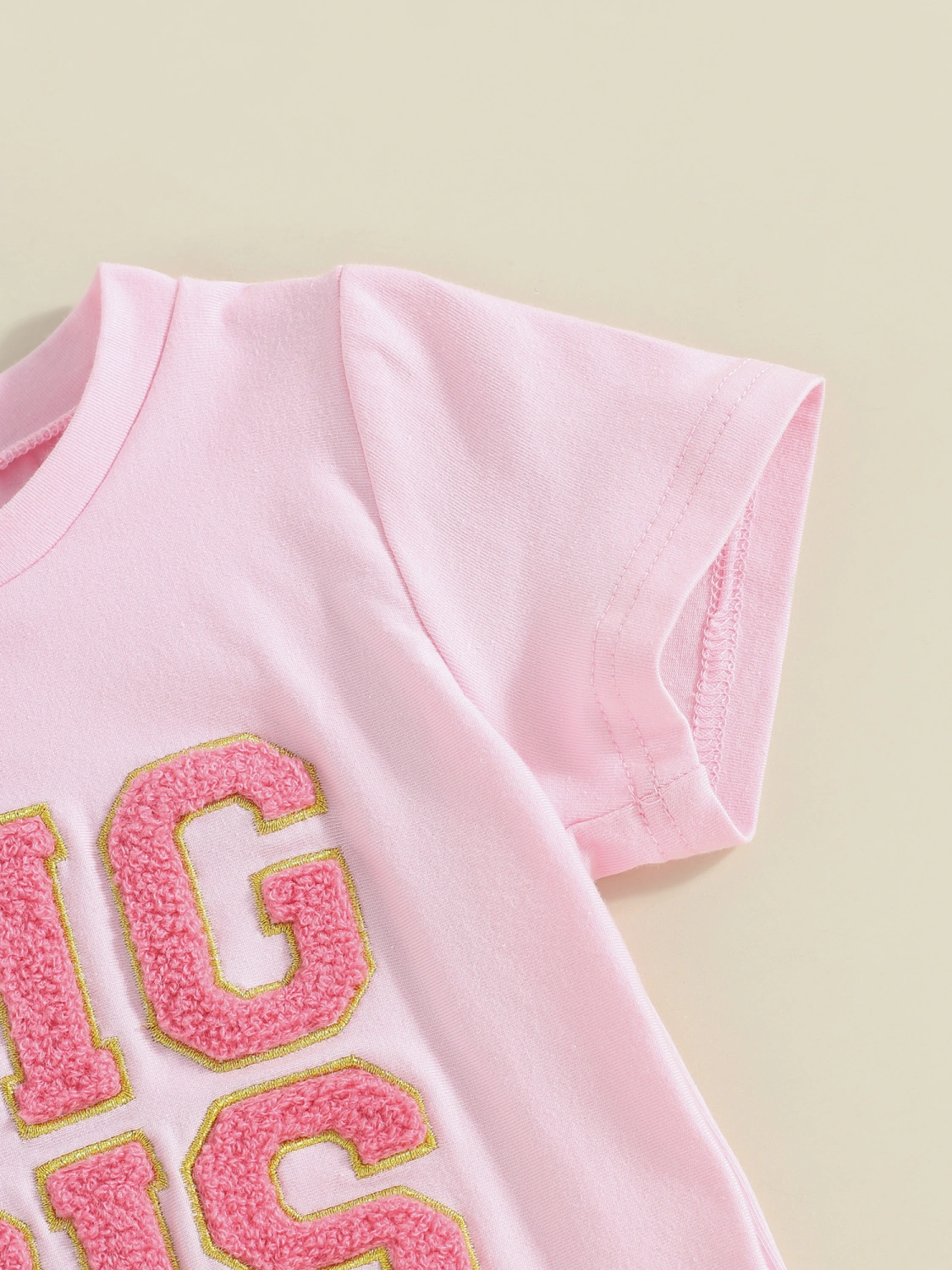Toddler Girls Summer Outfits Letter Embroidery Tops + Tutu Skirt
