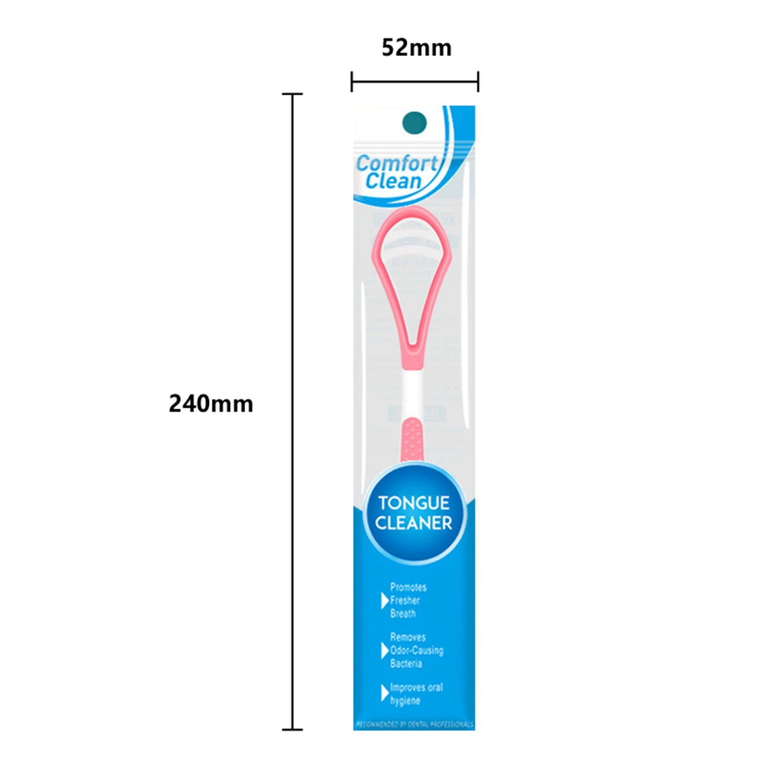 Mouthology Tongue Scraper Double Sided Cleaner Tongue Brushes Set
