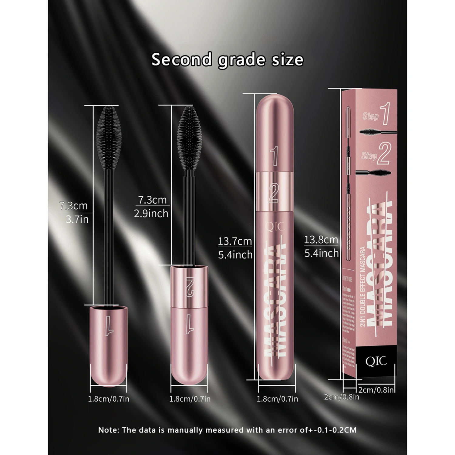 Waterproof Smudge-Proof Mascara Voluminous Long Lashes Lasting Mascara