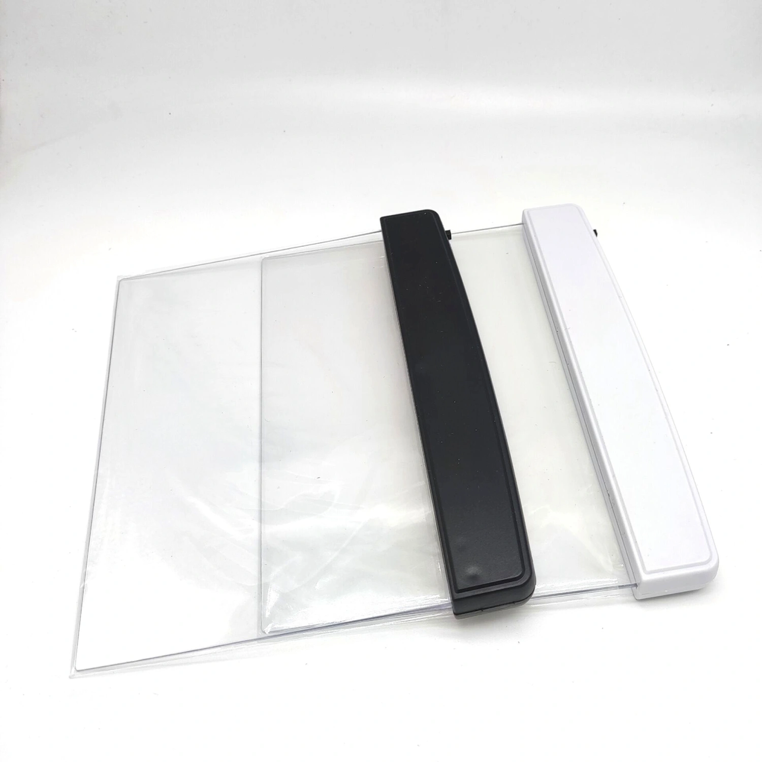 Flat Book Light, Transparent LED Bookmark Light Portable Reading Lamp