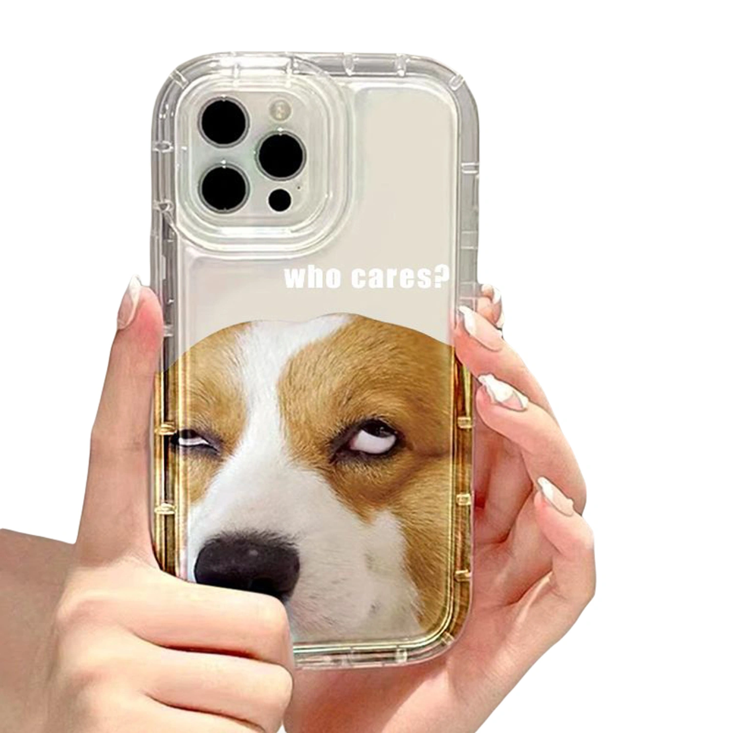 Clear Phone Case for iPhone, Cute Animal Protective Phone Cover