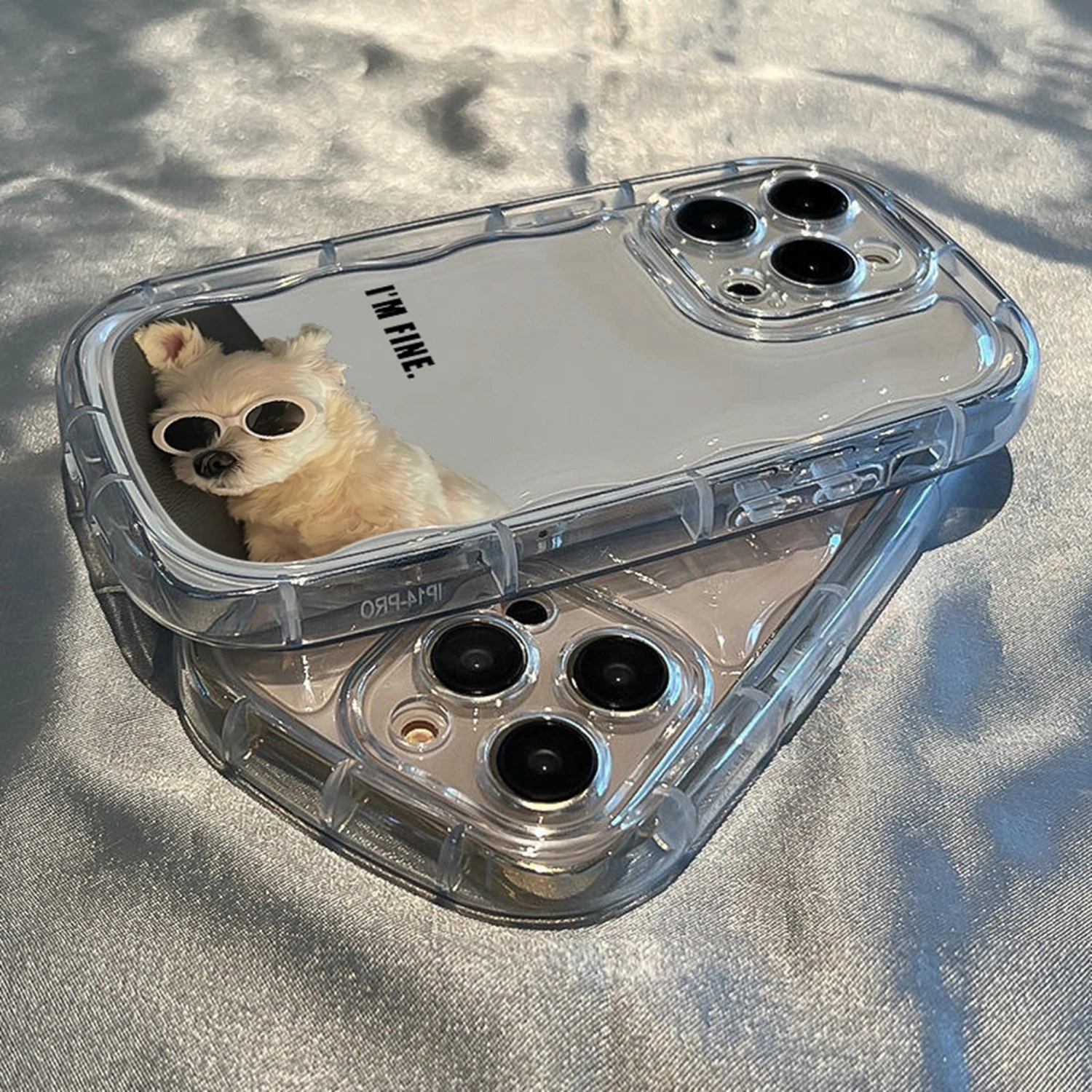 Kawaii Phone Case for iPhone 11 12 13 14 15 Cute Dog Cat Phone Cover
