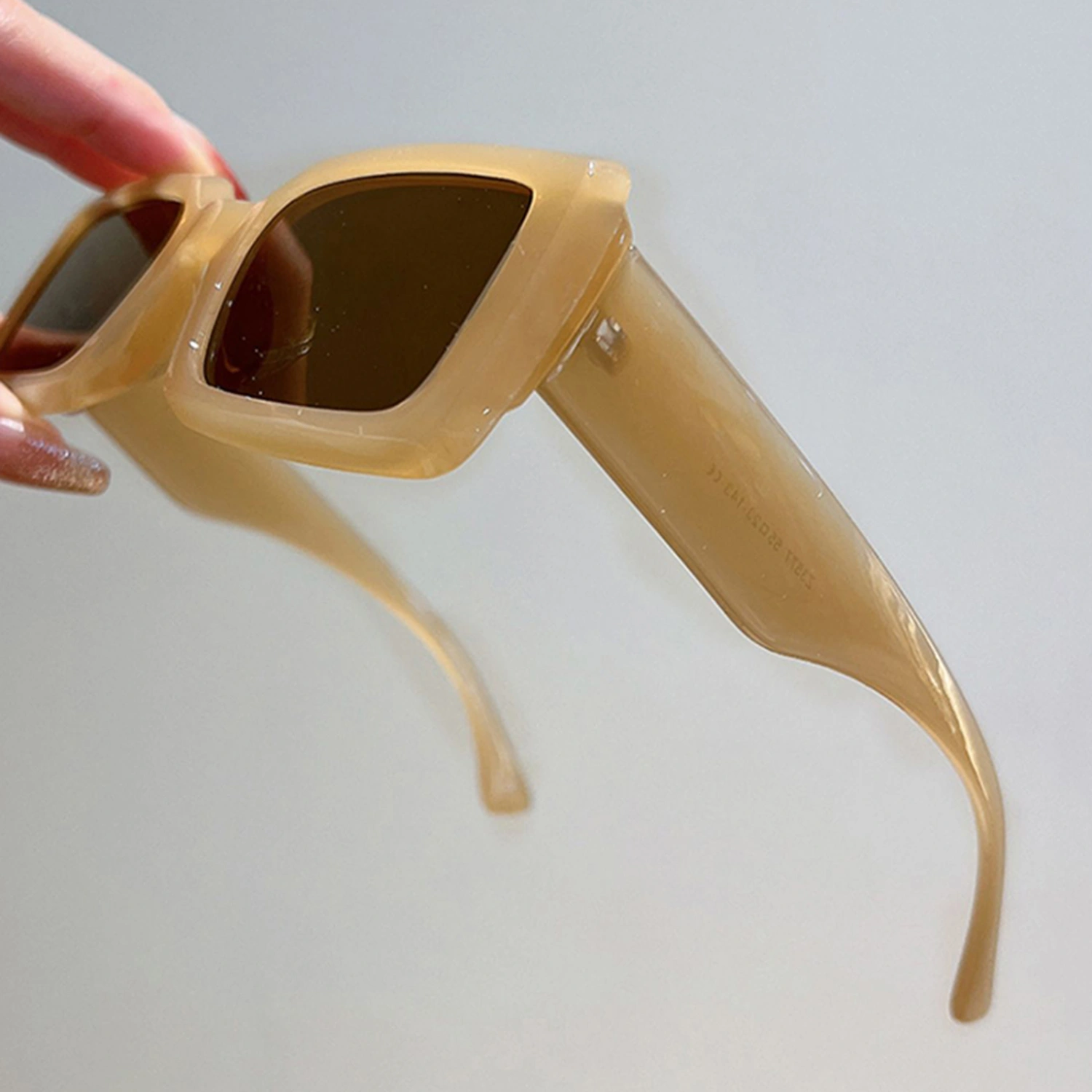 Women Square Sunglasses Vintage Eyewear for Outdoor Activity