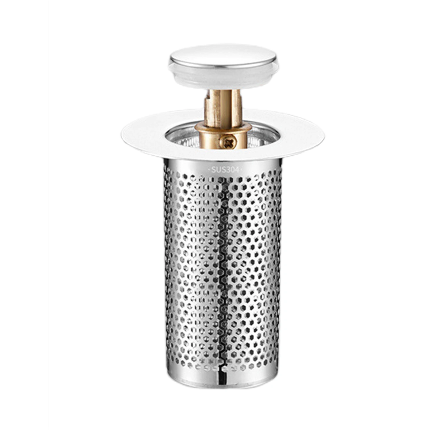 Universal Bathroom Sink Stopper Pop-up for 1.3-2.17 Inch Drain Hole