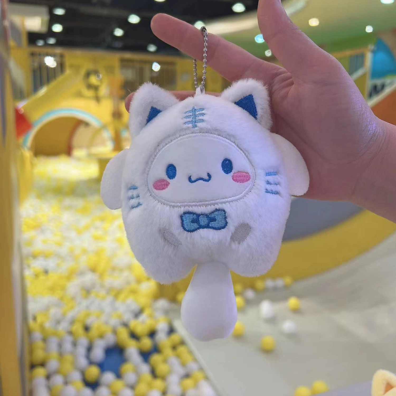 Small Stuffed Animals for Women Girls Cute Lucky Cat Backpack Charms