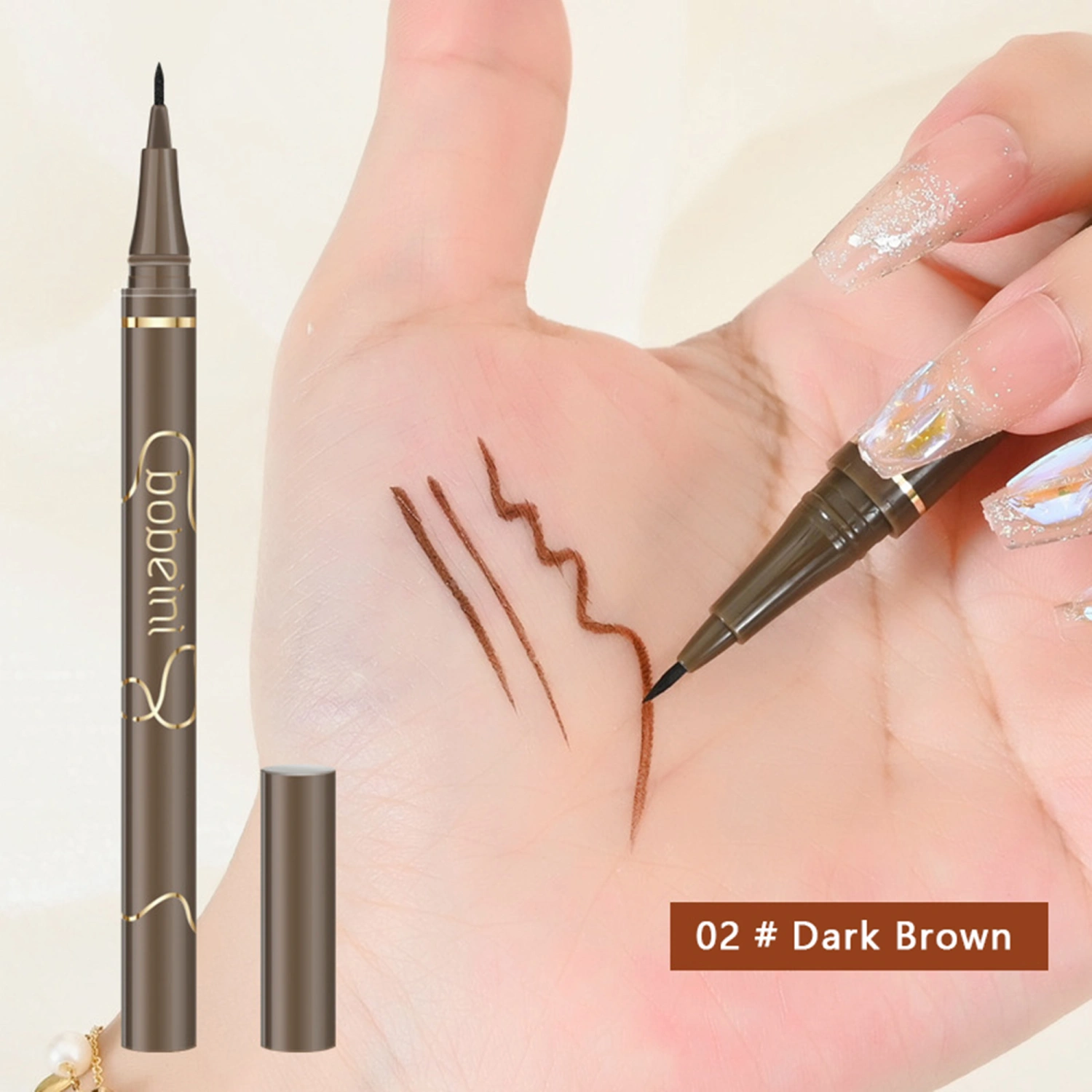 Liquid Eyeliner Pen, Quick Dry Smooth Waterproof Smudge-proof Eyeliner