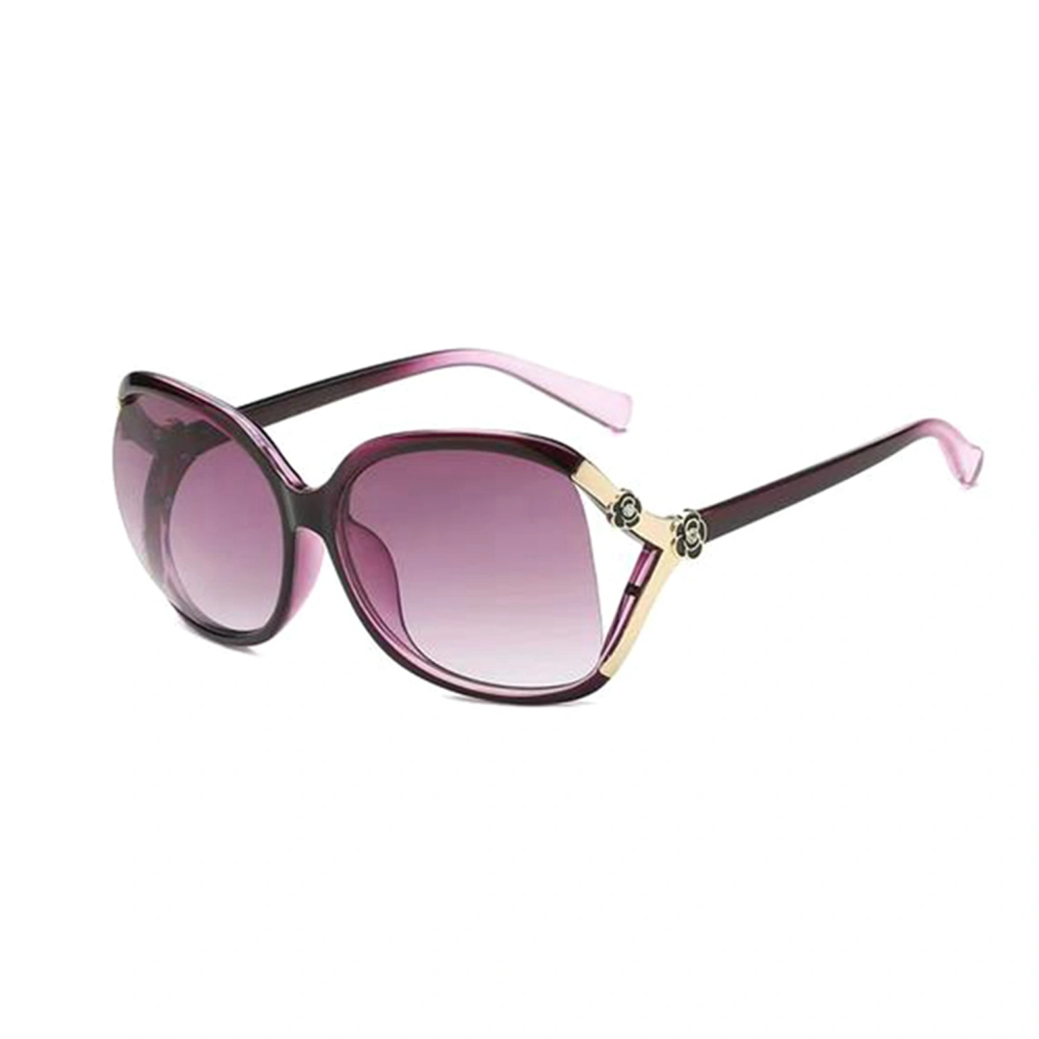 Retro Oversized Square Sunglasses Fashion Gradient Shades Sunglasses