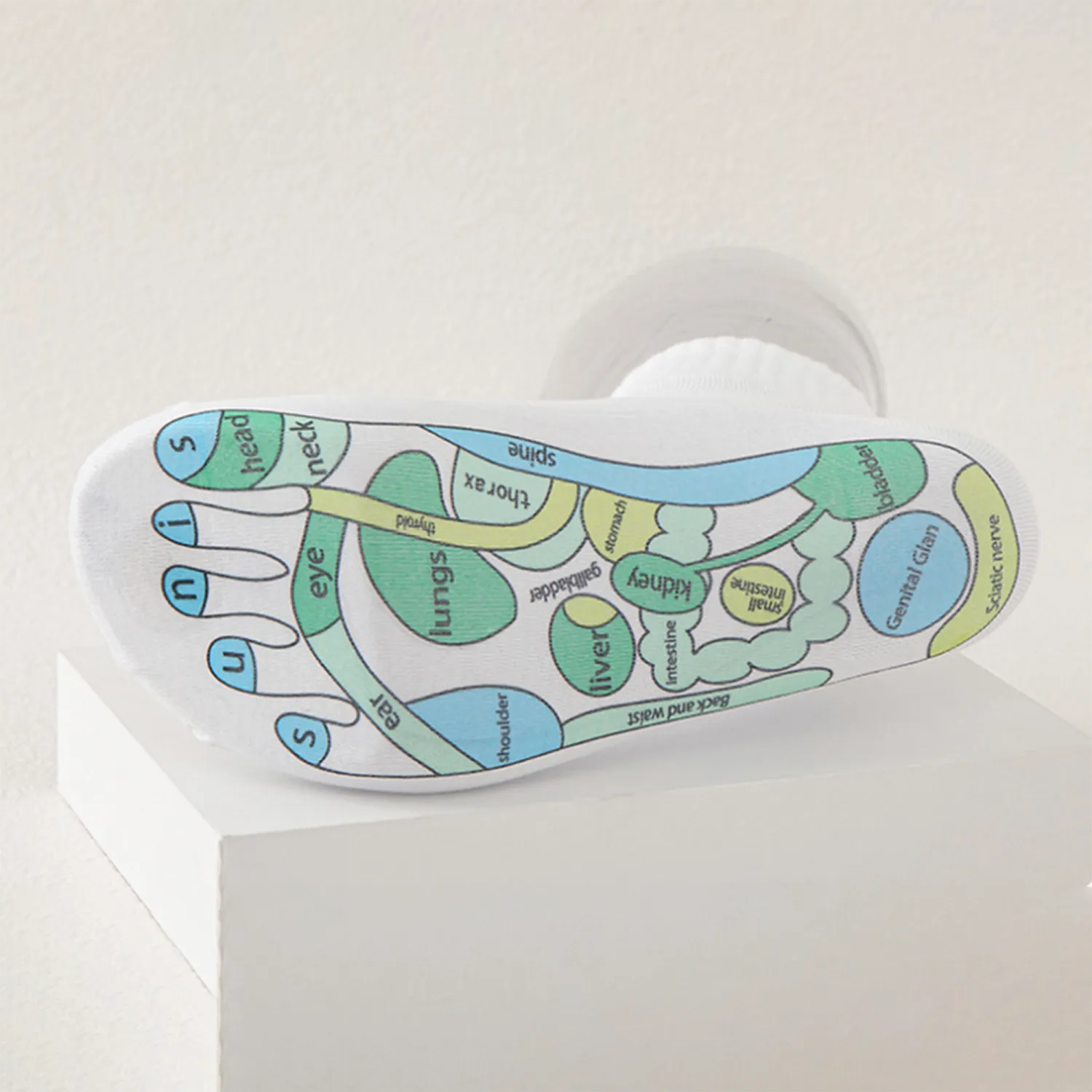Reflexology Socks and Gloves Acupressure Socks with English Chart
