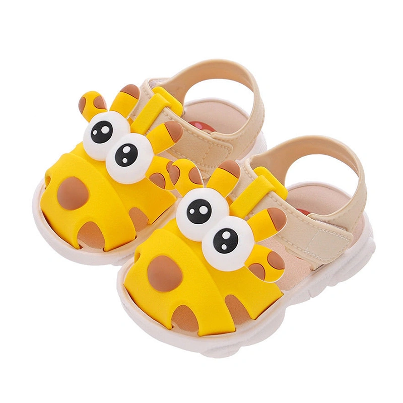 Baby Girls Boys Sandals Cute Dragon Non-Slip Soft Toddler Mules