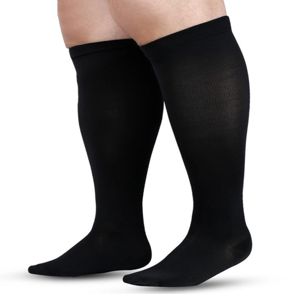 Women Men Compression Socks Plus Size Knee High Varicose Vein Socks