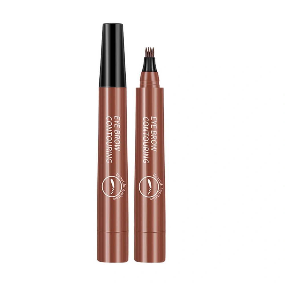 Liquid Eyebrow Pen Waterproof Eye Brow Pencil with Micro-Fork Tip