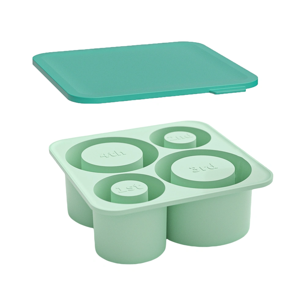 Ice Cube Tray, Silicone Ice Cube Maker with Lid for Chilling Whiskey