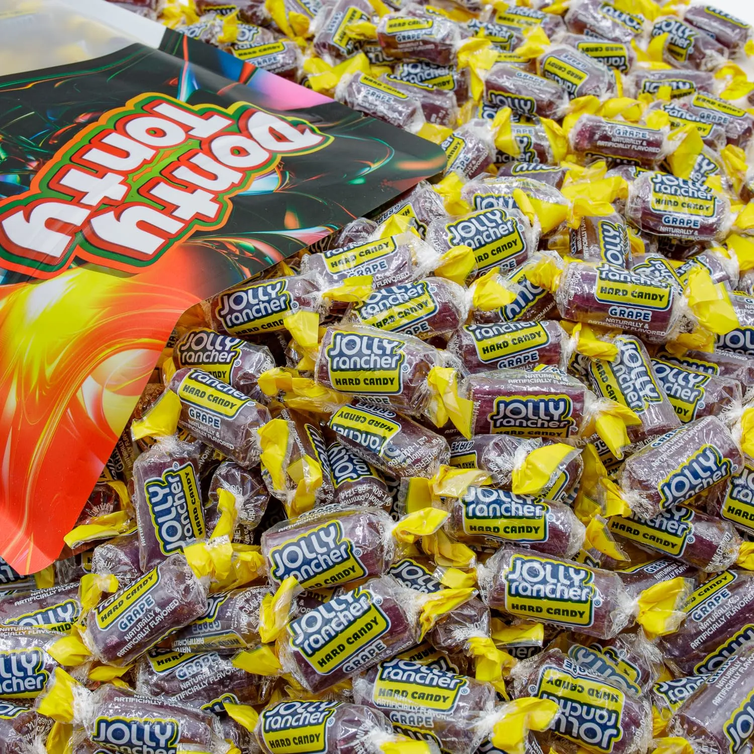 JOLLY RANCHER Hard Candy GRAPE Original Flavor 1 lb – Bulk Bag, Individually Wrapped (74 Pieces)