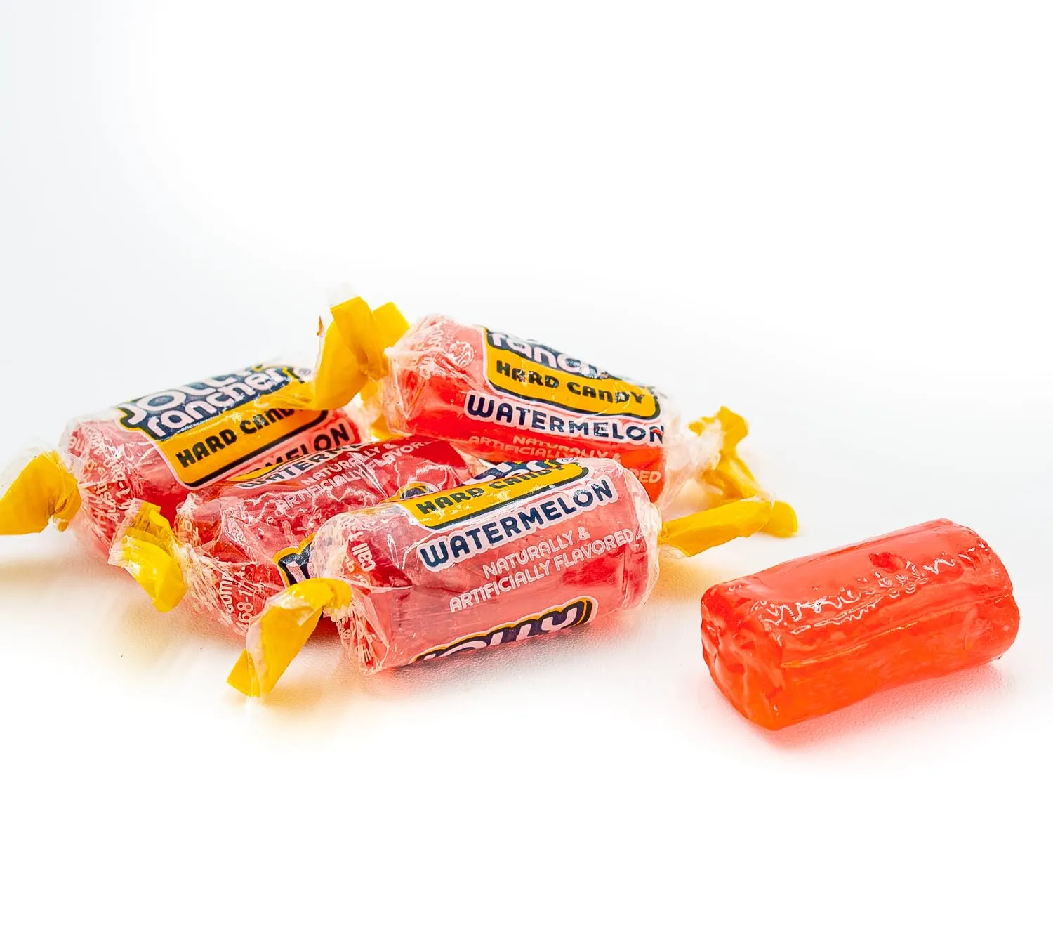 WATERMELON JOLLY RANCHER Hard Candy Original Flavor 1 lb - Bulk Bag, Individually Wrapped (74 Pieces)
