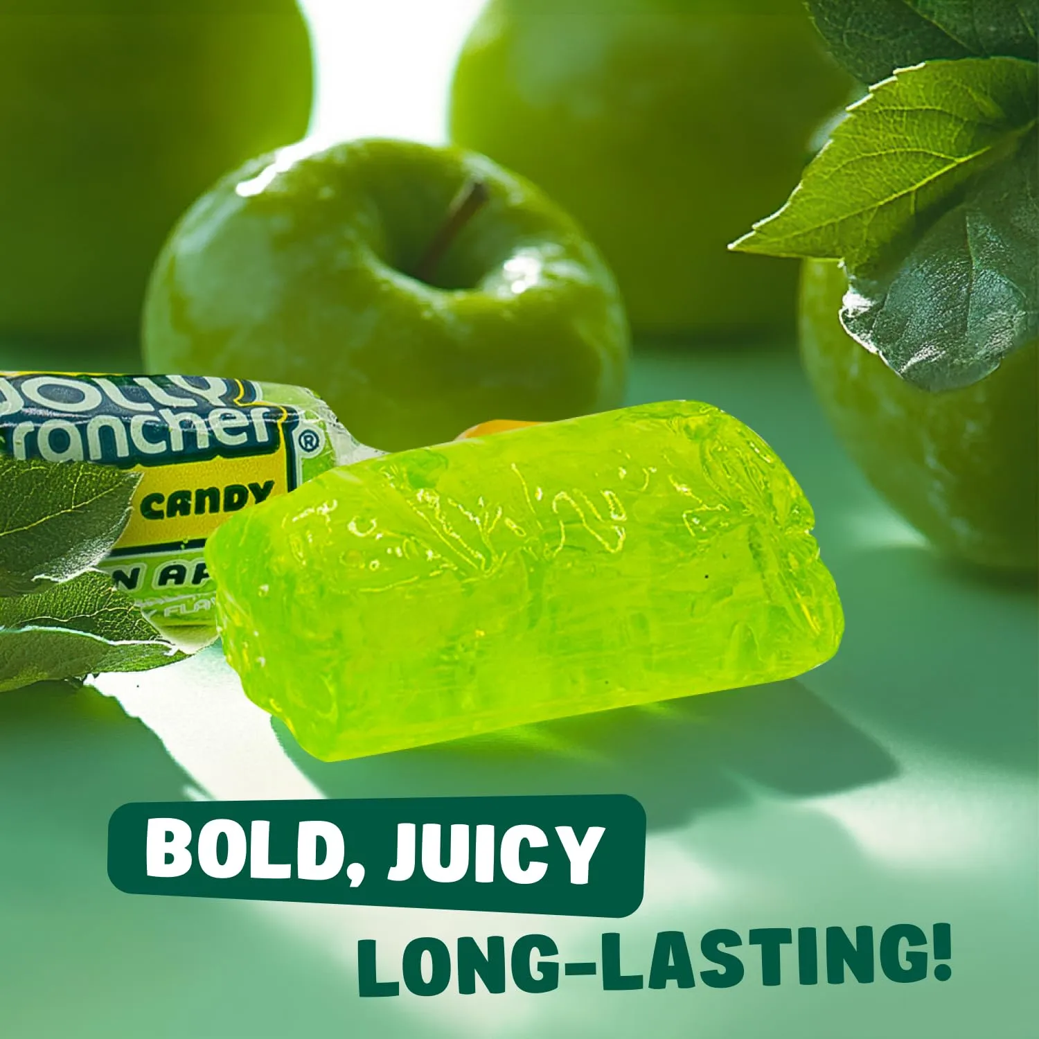 JOLLY RANCHER Hard Candy GREEN APPLE Original Flavor 2 lb - Bulk Bag, Individually Wrapped (148 Pieces)