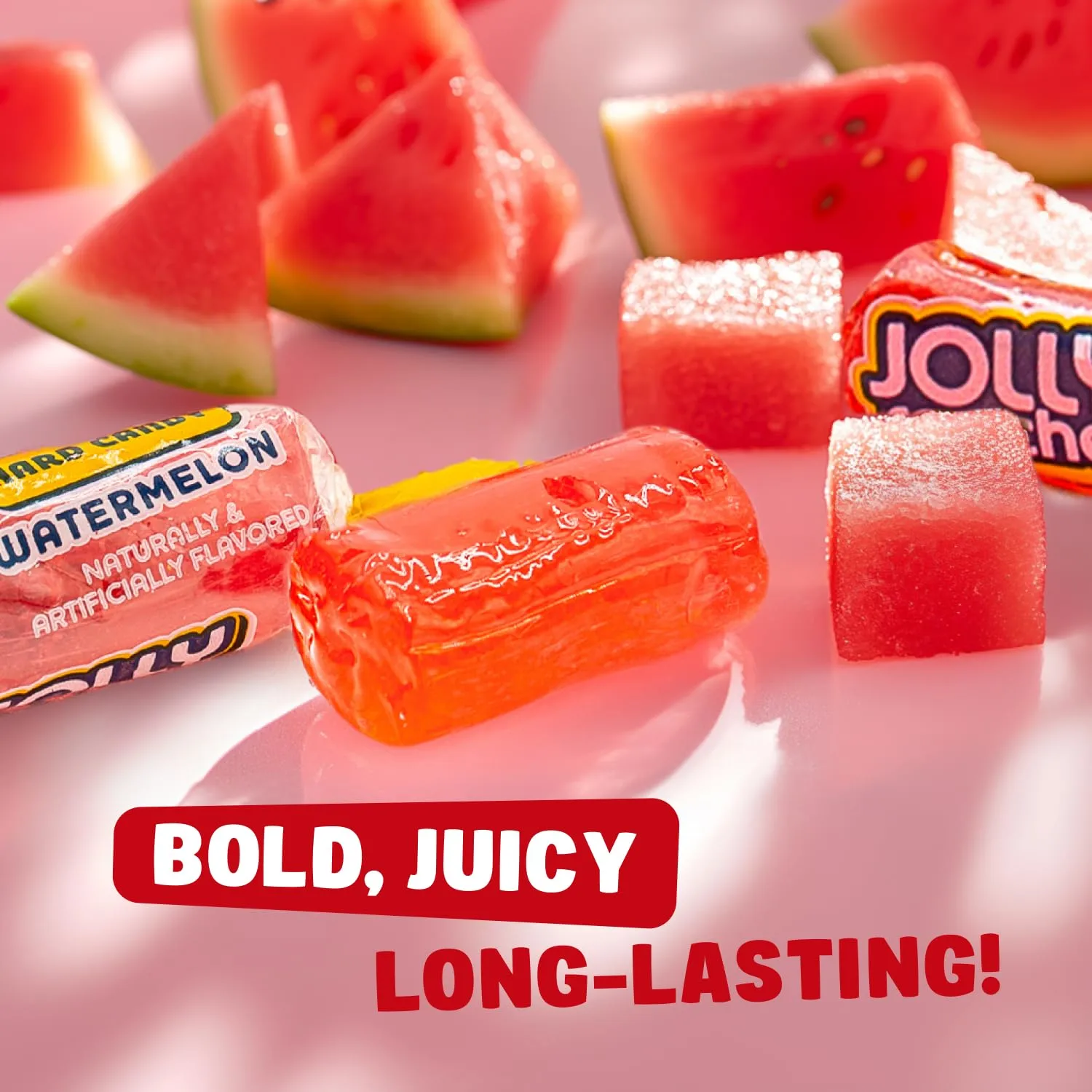WATERMELON JOLLY RANCHER Hard Candy Original Flavor 2 lb - Bulk Bag, Individually Wrapped (148 Pieces)