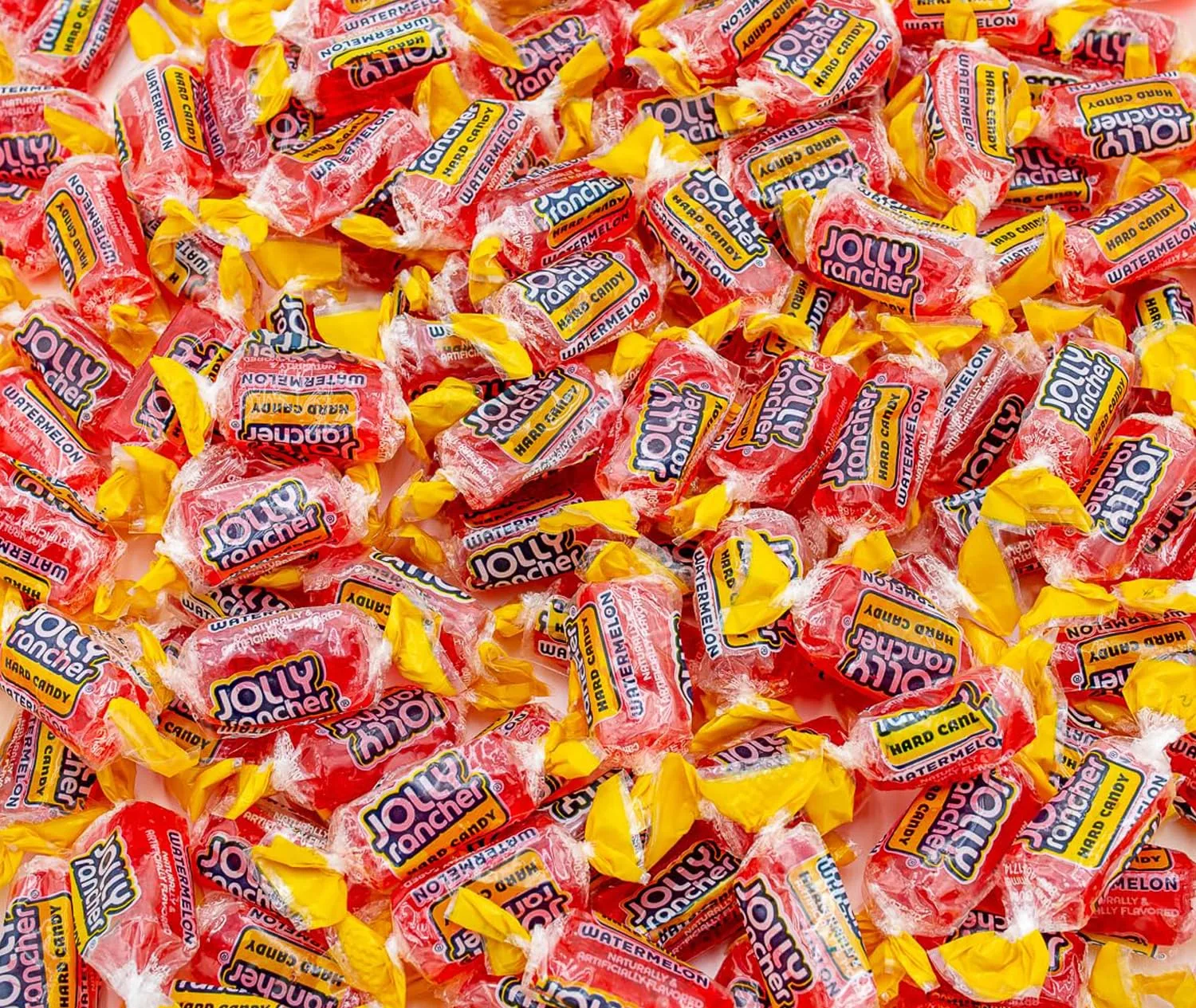 WATERMELON JOLLY RANCHER Hard Candy Original Flavor 2 lb - Bulk Bag, Individually Wrapped (148 Pieces)