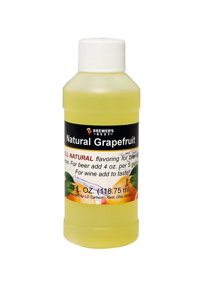 Brewer's Best Natural Beer and Wine Fruit Flavoring (Grapefruit)