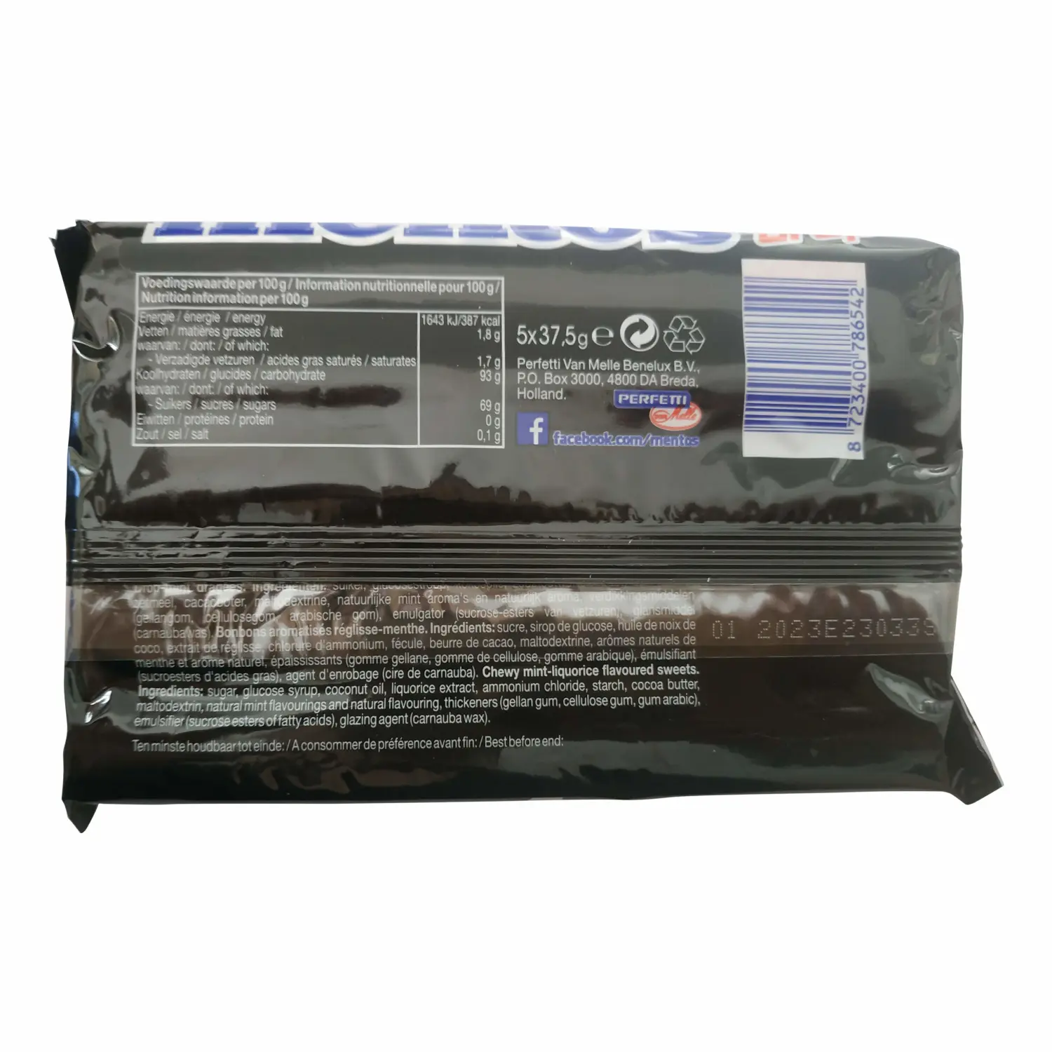 Mentos Sweets | Mentos Mints | Mentos Liquorice | Mentos Licorice | 6.61 Ounce Total Weight