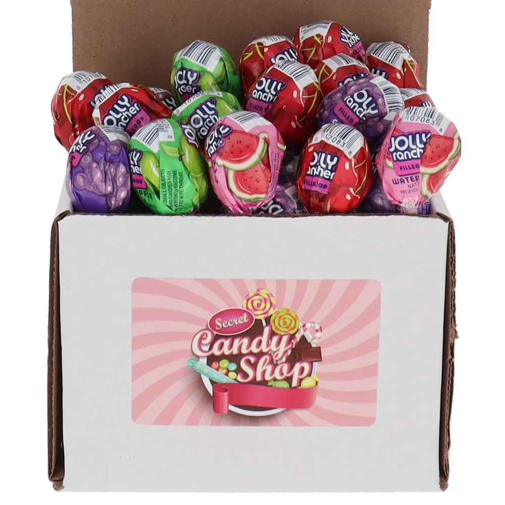 Jolly Rancher Chew-Filled Pops Lollipops Lollies in a Box (Assorted Chew-filled, Pack of 20)